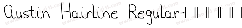 Austin Hairline Regular字体转换